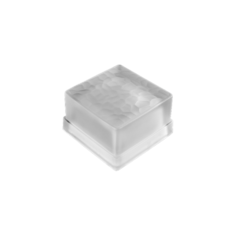 BL 系列 100×100×60mm IK10 水晶玻璃 LED 砖灯，适用于市政广场与公园景观照明