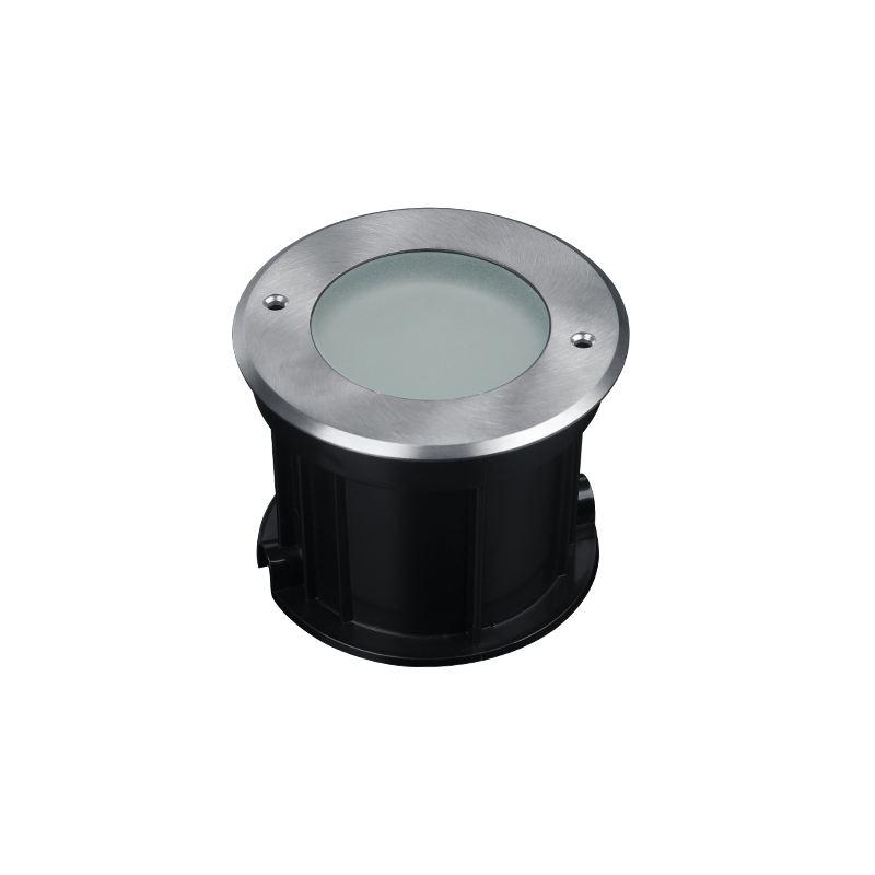 BL 系列 φ120×95mm IP67/IP68 IK10 不锈钢面圈圆形嵌入式 LED 砖灯，适用于室内与户外照明