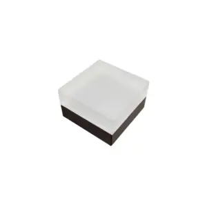 WL 系列 100×100×60mm IP65 IK06 水晶玻璃 LED 墙面砖灯，适用于幕墙、商业建筑、城市更新与文旅空间