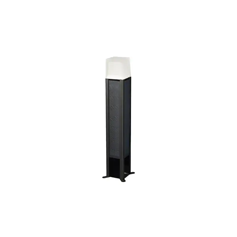 SBL 系列 100×100×640mm IP67/IP68 IK10 方形太阳能柱灯，适用于步道、庭院、花园与走道