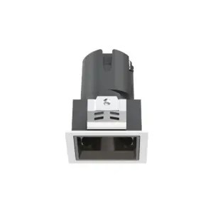 SLF7 系列 64×64×78mm 7W 方形 LED 筒灯，适用于室内商业与建筑照明