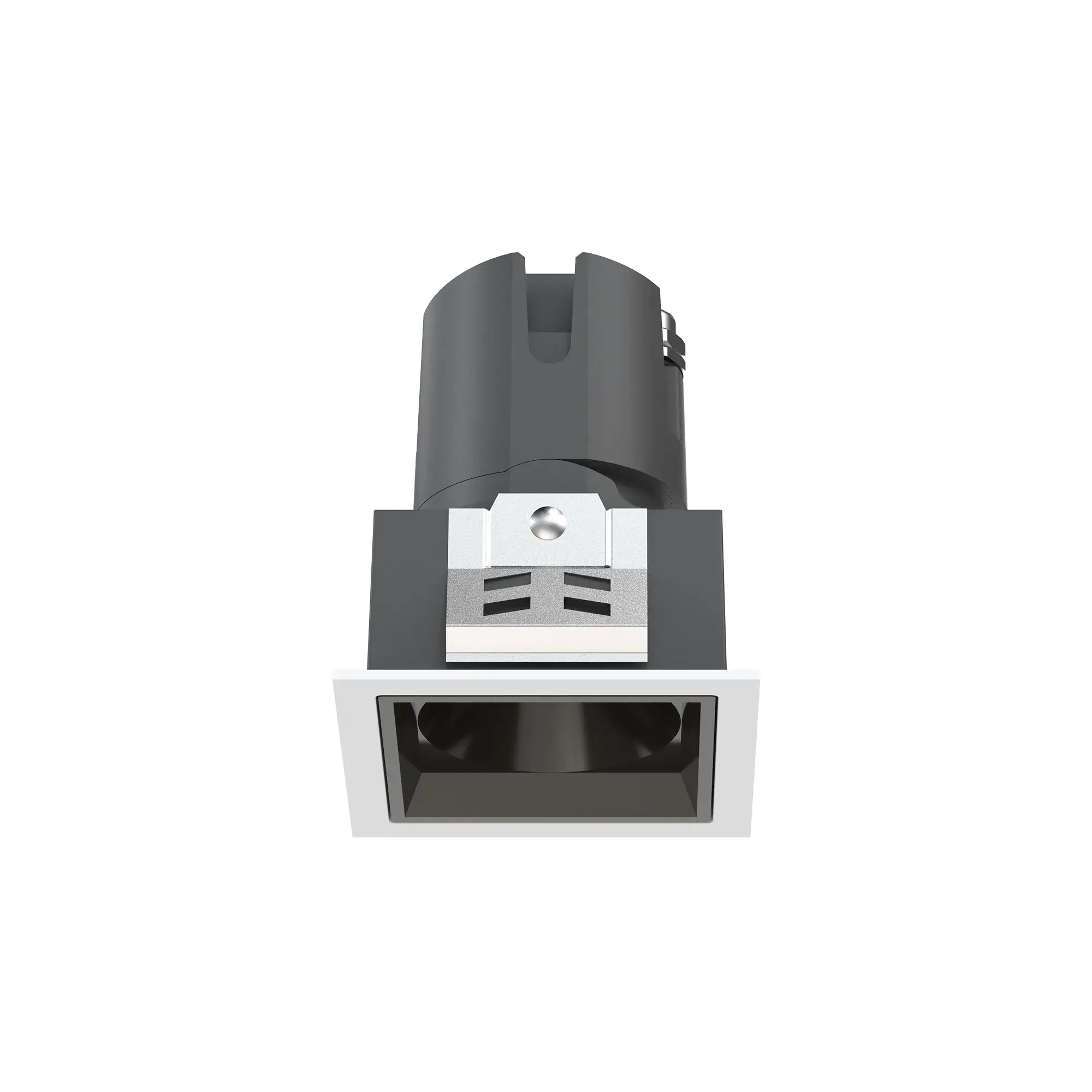 SLF7 系列 64×64×78mm 7W 方形 LED 筒灯，适用于室内商业与建筑照明
